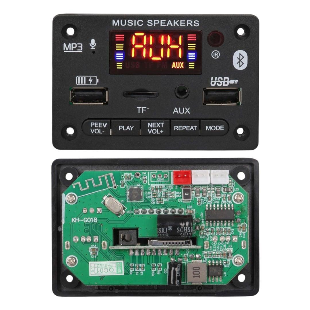 Magicvoice MV-17751 Bluetooth/USB/TF/AUX MP3 Dekoder Modül 5W+5W Stereo Amfili Dijital Ekranlı