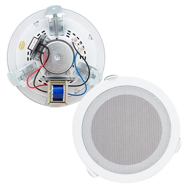 Magicvoice MV-6695 18 CM 6 Watt Beyaz Trafolu Metal Kasa Alçıpan Hoparlör