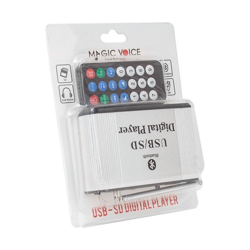 Magicvoice SS-101 Alüminyum Kasa Bluetooth/USB/TF/FM Destekli Dijital MP3 Çalar Modül
