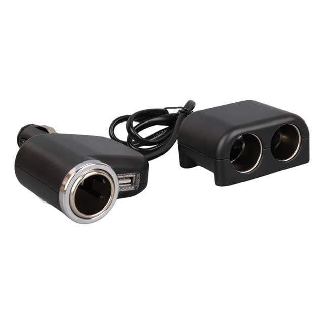 Olesson 1526 12-24V Tek USB Girişli 120W 80 CM Kablolu 3'LÜ Araç Çakmak Çoklayıcı
