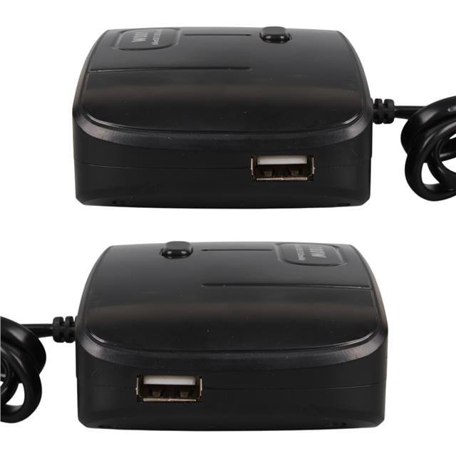 Olesson 1635 12-24V Çift USB Girişli 100W 70 CM Kablolu 3'LÜ Araç Çakmak Çoklayıcı 100X66x40mm
