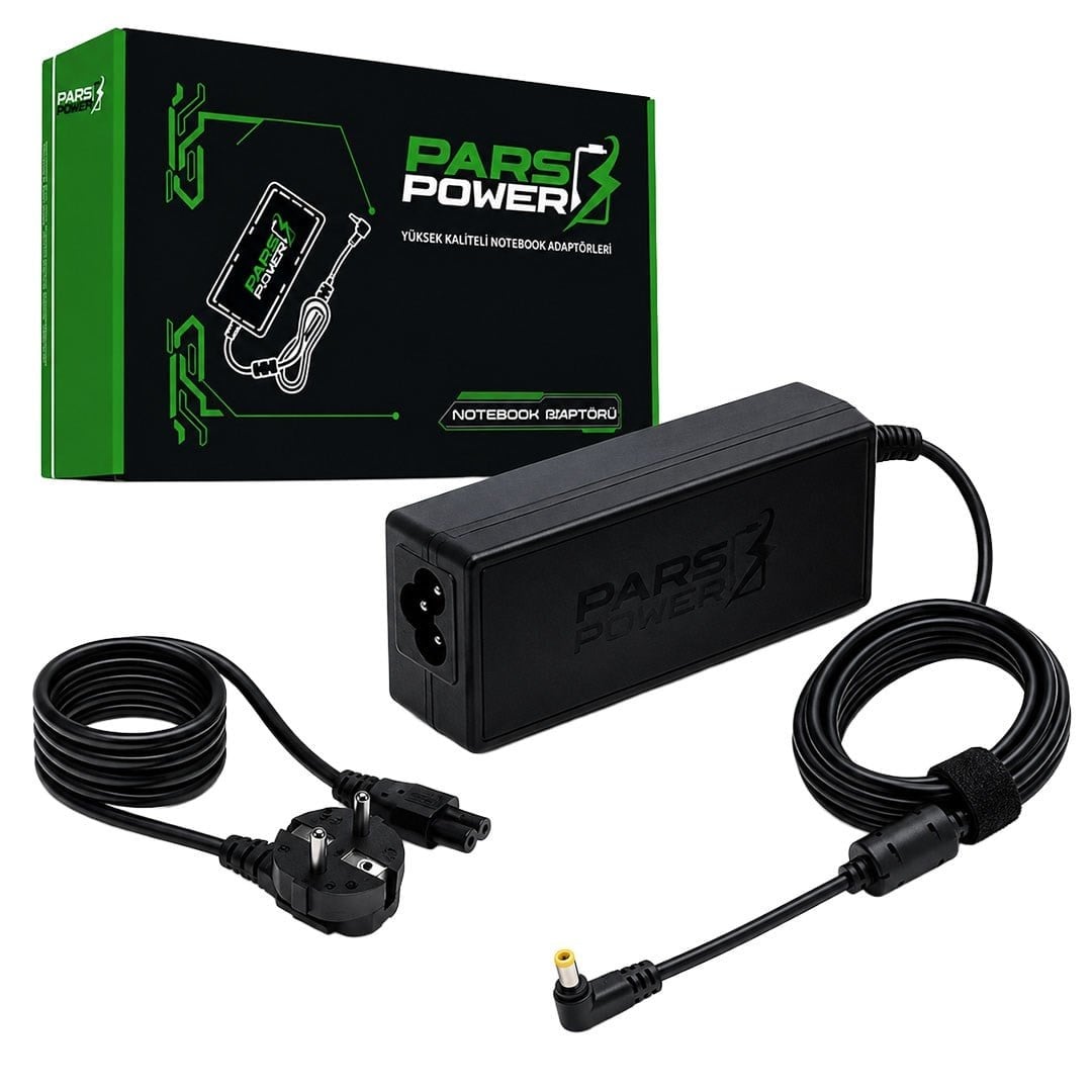 Parspower Prs-003 Plastik Kasa 19V 3.42A 65W (5.5*1.7Mm) Standart Notebook Adaptör