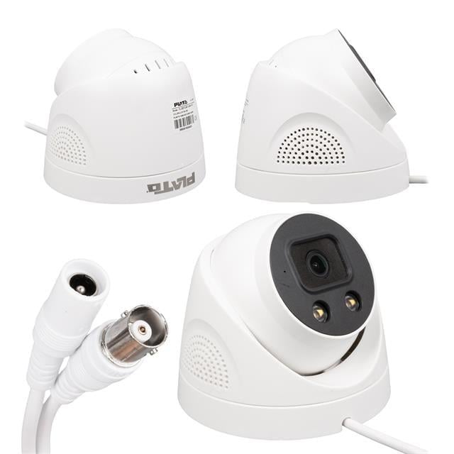 Plato PL-25273 2 MP Color Vu 3.6 Mm 2 Atom Led Plastik Kasa AHD Dome Kamera