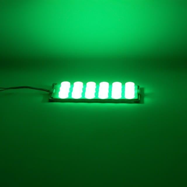 Powermaster 12 Volt 6 Watt Yeşil 18 Ledli 2'Li Paket Yanıp Sönen Modül Led