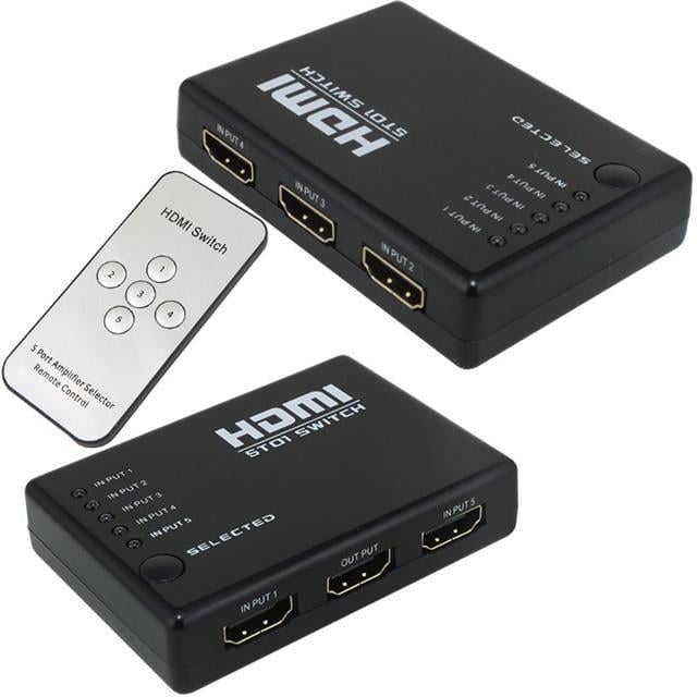 Powermaster 5 Giriş 1 Çıkış HDMI Switch