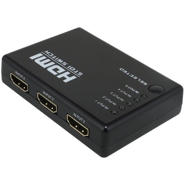 Powermaster 5 Giriş 1 Çıkış HDMI Switch