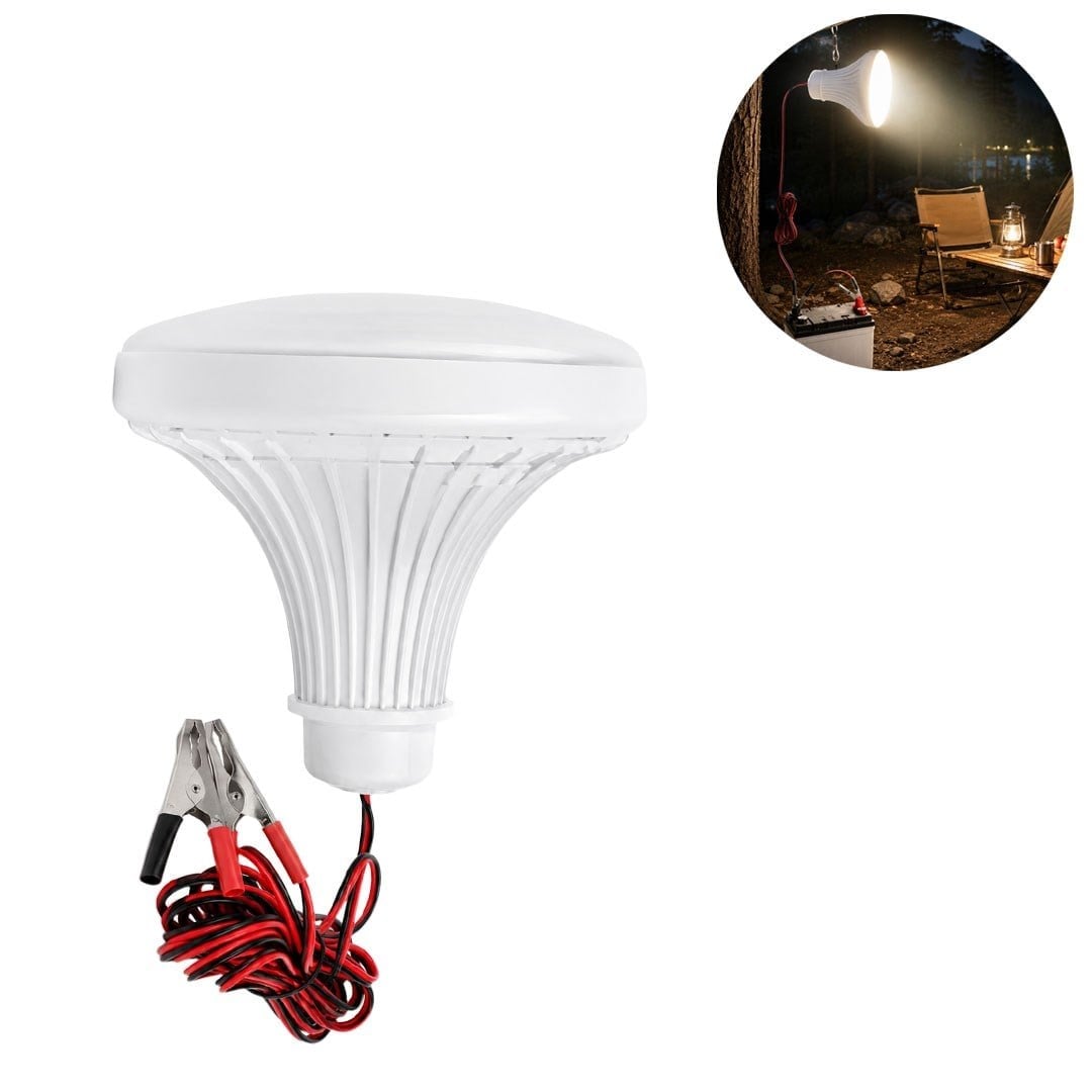 Powermaster Anahtarlı 12 Volt 24 Watt Akü Maşalı 2 Metre Kablolu Led Ampul