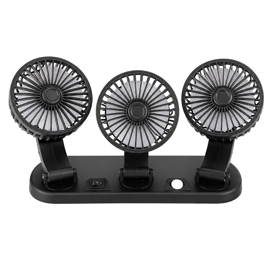 Powermaster FAN40 Araç İçi Vantilatör Fanı 12 Volt Çakmaklık Girişli 3 Başlıklı 360 Derece