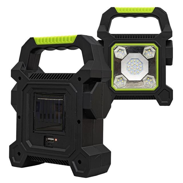 Powermaster JY-258C 3 Kademeli̇ Şarjlı Çok Fonksiyonlu Solar Işıldak