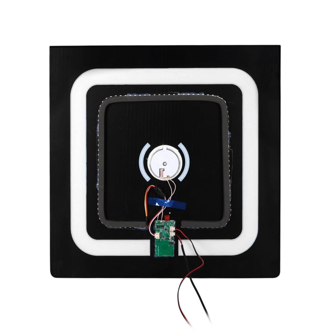 PowerMaster KH-BC01 Mobilya Komodin Kablosuz + Kablolu Şarj Ünitesi BT Speaker Dokunmatik LED Aydınlatma