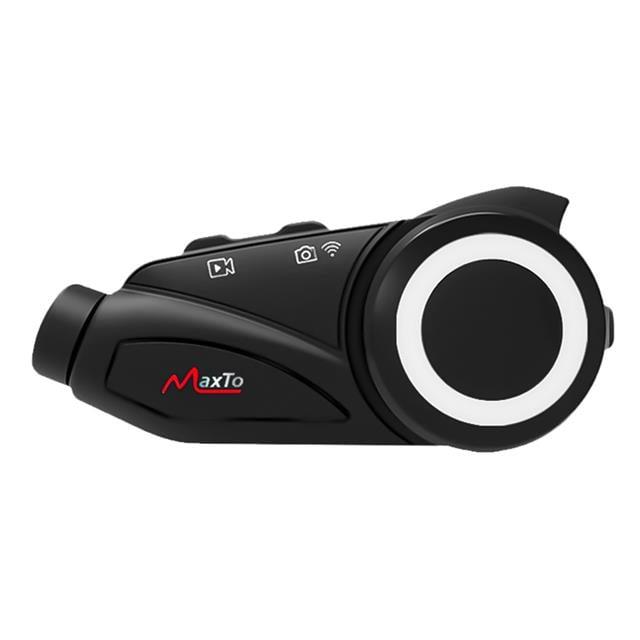 Powermaster Maxto M3 Kameralı Motosiklet Bluetooth Intercom Kulaklık