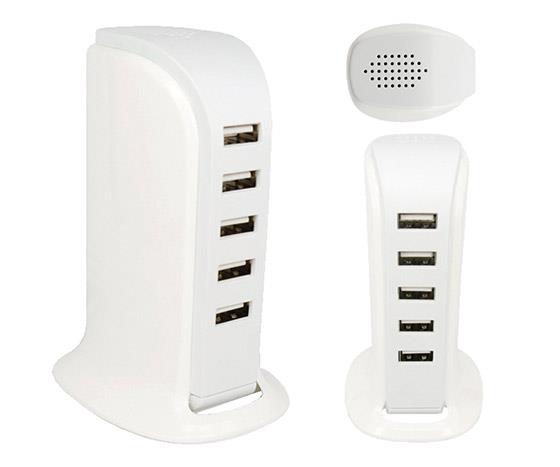 POWERMASTER MULTIPLEXER 5 KANAL 5 VOLT - 4 AMPER - 20 WATT USB GÜÇ İSTASYONU