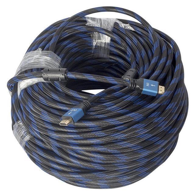 Powermaster Örgülü Çipsetli + Çift Filtreli 50 Metre HDMI Kablo