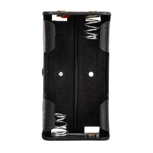 Powermaster Plastik Siyah Pil Yuvası 2'Li AA (IC-233A)