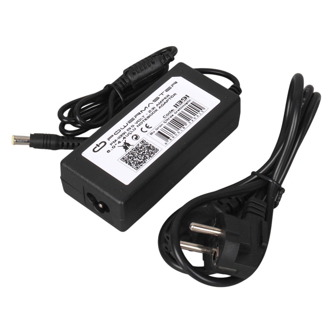 PowerMaster PM-11391 19.5 Volt 2.31 Amper 6.0×4.4 Uçlu Notebook Adaptörü