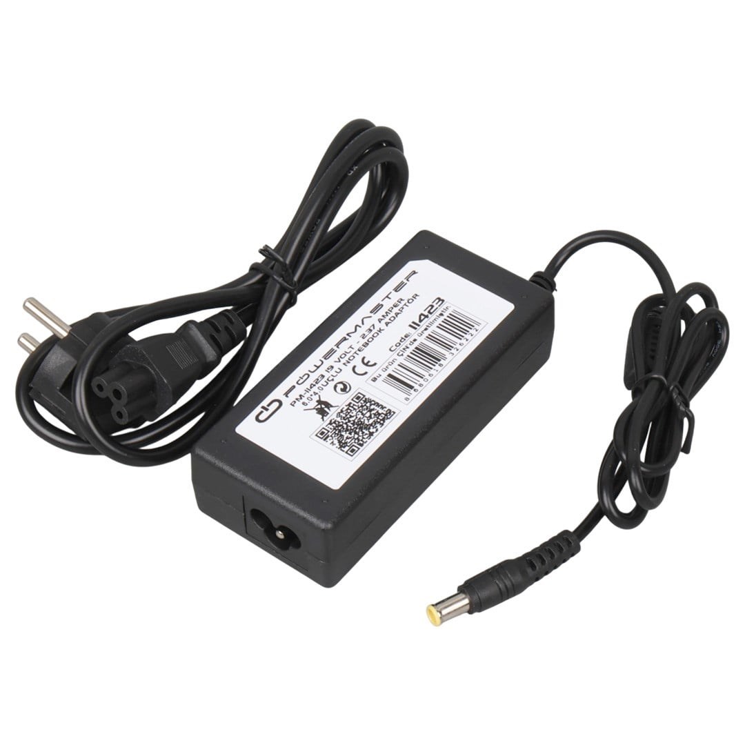 Powermaster PM-11423 19V 2.37A 45W 6.0x4.0mm İğneli Uçlu Notebook Şarj Adaptörü