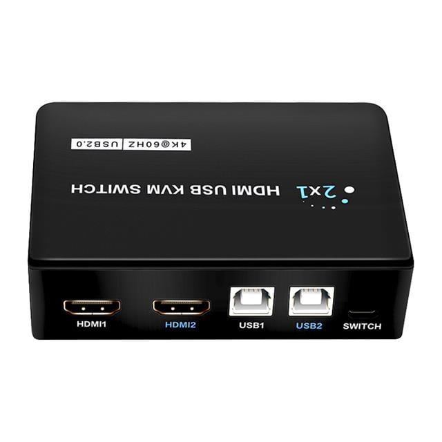 Powermaster PM-11789 4K Hdmi Usb Kvm Switch 2X1