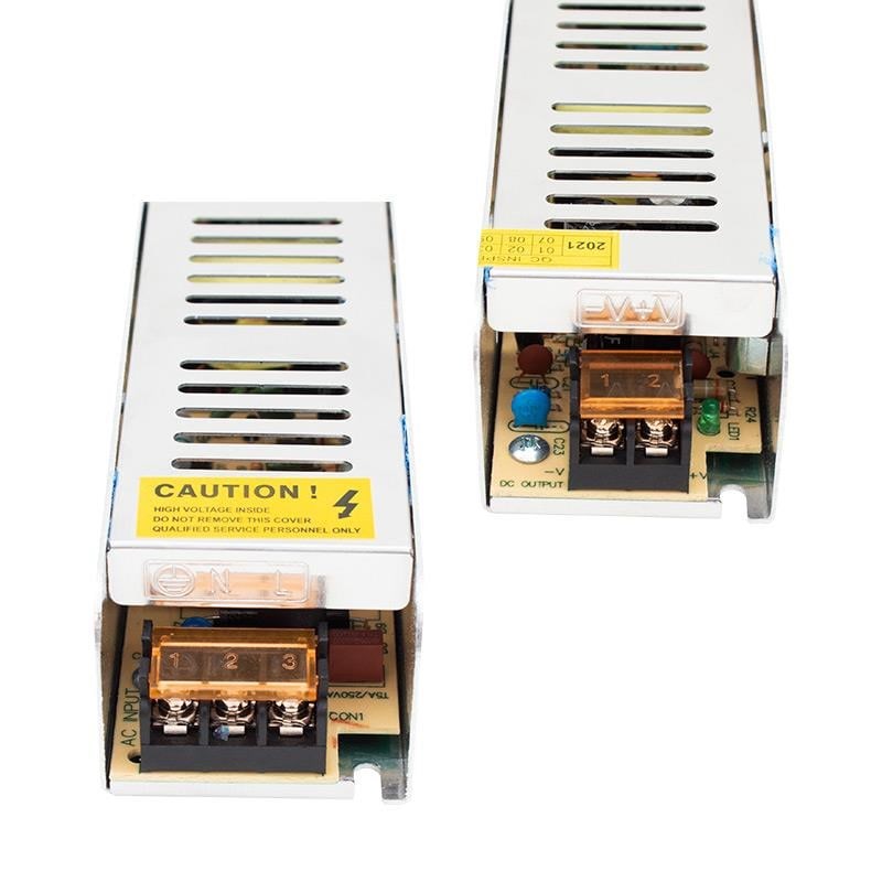 Powermaster PM-13035 12V 10A Slim Metal Kasa Şerit LED ve Güvenlik Kamerası Trafo Güç Kaynağı