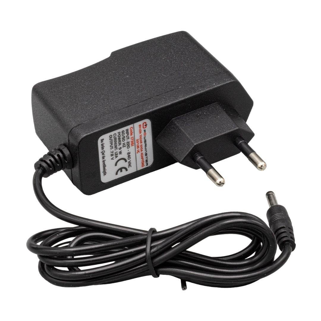 Powermaster PM-17361 7.8 Volt - 1.2 Amper 3.5*1.35 Mm Uçlu Plastik Kasa Adaptör