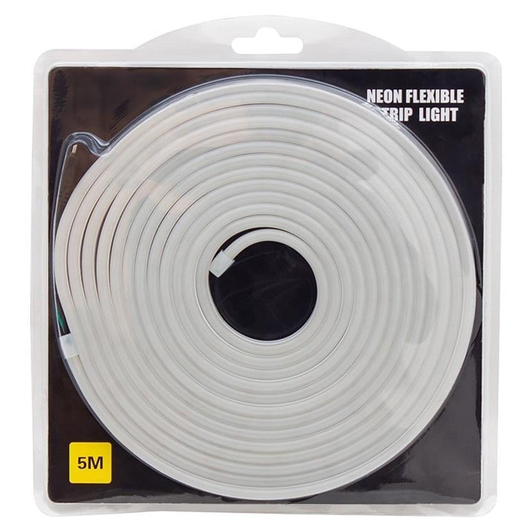 Powermaster PM-17903 Silikon Kaplamalı 12 Volt 5 Metre RGB Neon Led Şerit Aydınlatma