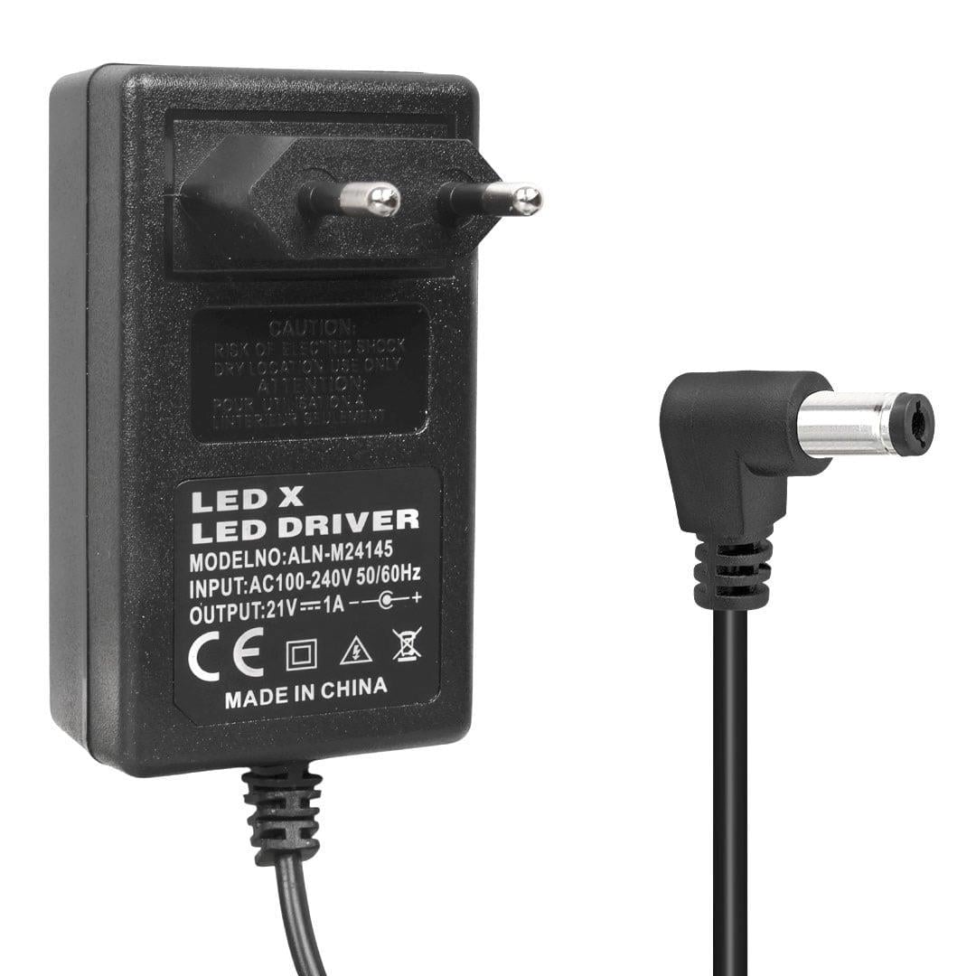 Powermaster PM-19255 21 Volt - 1 Amper - 21 Watt 5.5*2.5 Mm L Uçlu Şarjlı Matkap Adaptörü
