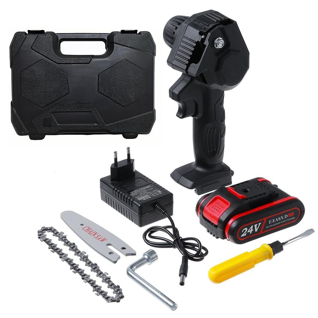 PowerMaster PM-20309 Zincirli Şarjlı Matkap Testere 24 Volt - 550 Watt