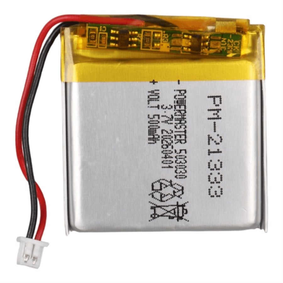 Powermaster PM-21333 3.7V 500mAh 503030 3.5mm Soketli Lityum Polimer (Li-Po) Batarya Şarj Edilebilir Pil