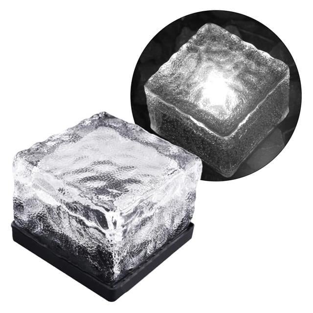 Powermaster PM-21645 Solar Beyaz Ledli Tuğla Görünümlü Bahçe Dekorasyon Aydınlatma