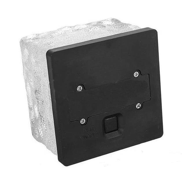 Powermaster PM-21649 Solar Mavi Ledli Tuğla Görünümlü Bahçe Dekorasyon Aydınlatma