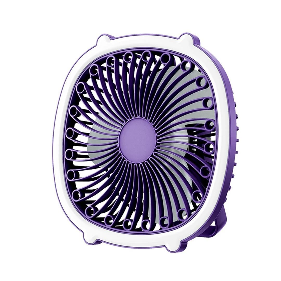 PowerMaster PM-21882 Işıklı Masa Üstü Şarjlı Fan Vantilatör