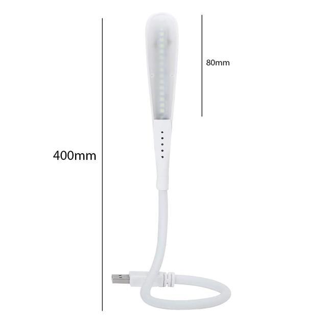 Powermaster PM-24560 14 Ledli Beyaz Esnek Usb Led Lamba 3 Kademeli