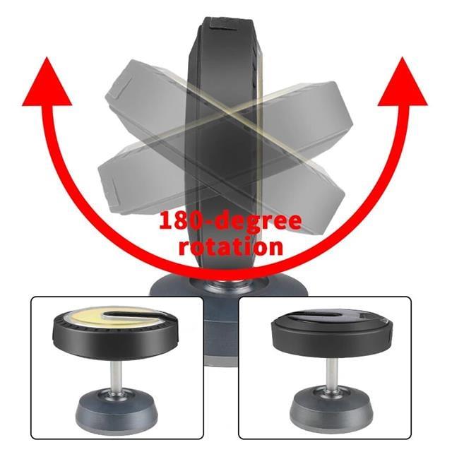 Powermaster PM-24564 25 Watt USB - Type-C Girişli Cob Ledli Tek Yönlü 180 Derece Solar Çalışma Lambası