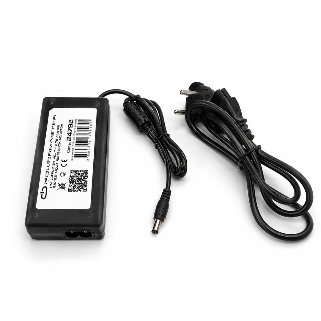 Powermaster PM-24792 24 Volt - 3.75 Amper 5.5*2.5 Mm Uçlu Notebook Adaptör