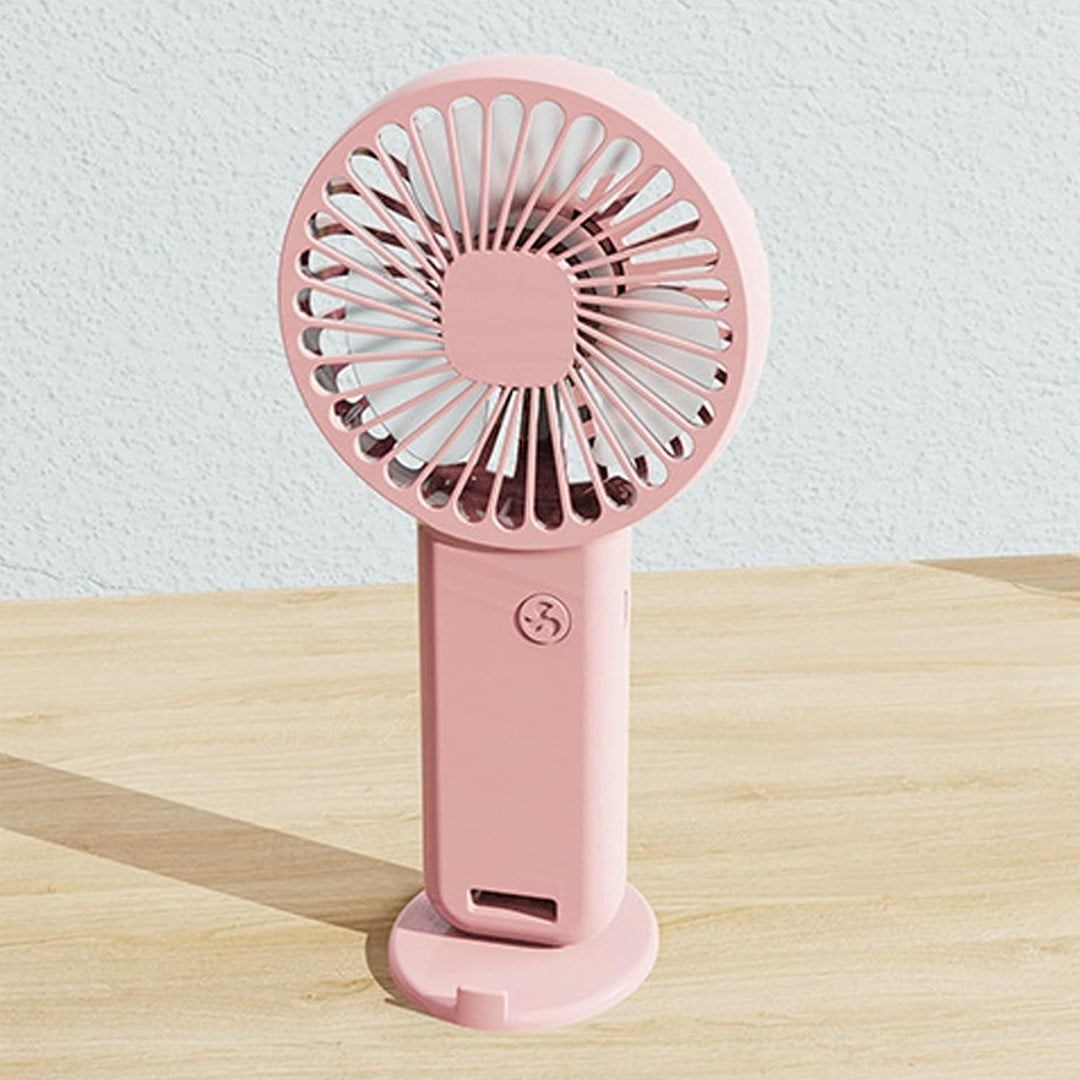 Powermaster PM-25098 Şarjlı 3 Kademeli Telefon Tutuculu Masaüstü Mini Fan Vantilatör