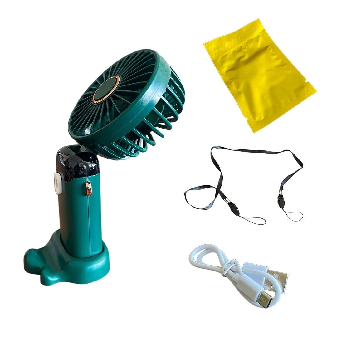 Powermaster PM-25103 Yeşil Kokulu Oynar Başlıklı Taşınabilir Fan Vantilatör