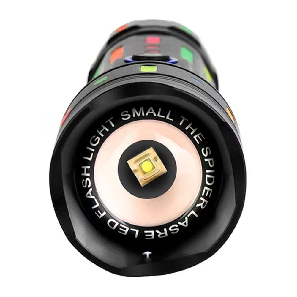 Powermaster PM-25120 Çok Fonksiyonlu Teleskopik Zoom - 5 Modlu Şarjlı El Feneri