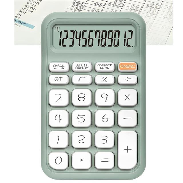 Powermaster PM-25410 Yeşil 12 Haneli Hesap Makinesi