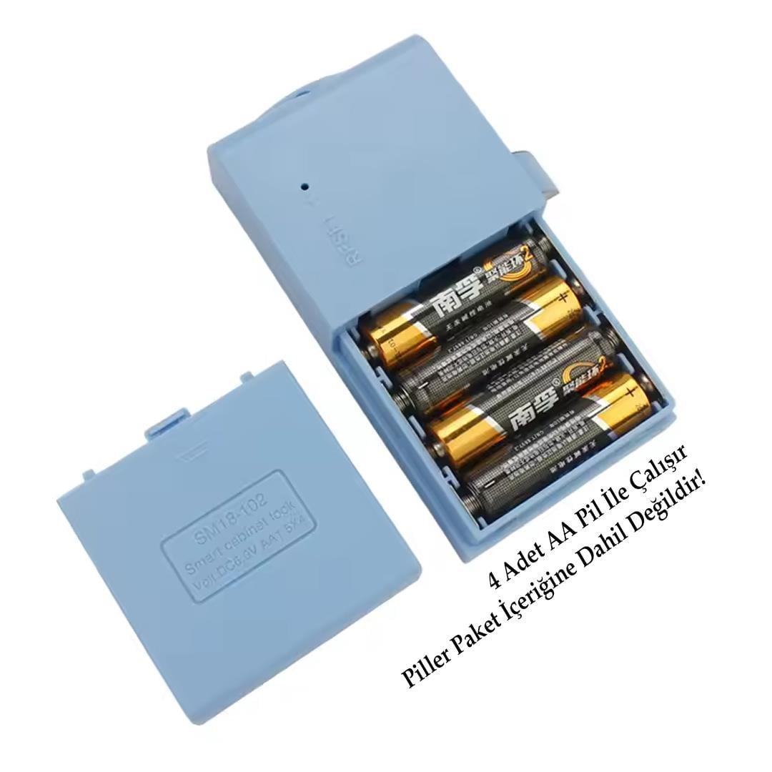 PowerMaster PM-26728 RFID Ve Tuş Panelli Dijital Elektronik Kapı Dolap Kilidi (2'li Paket)