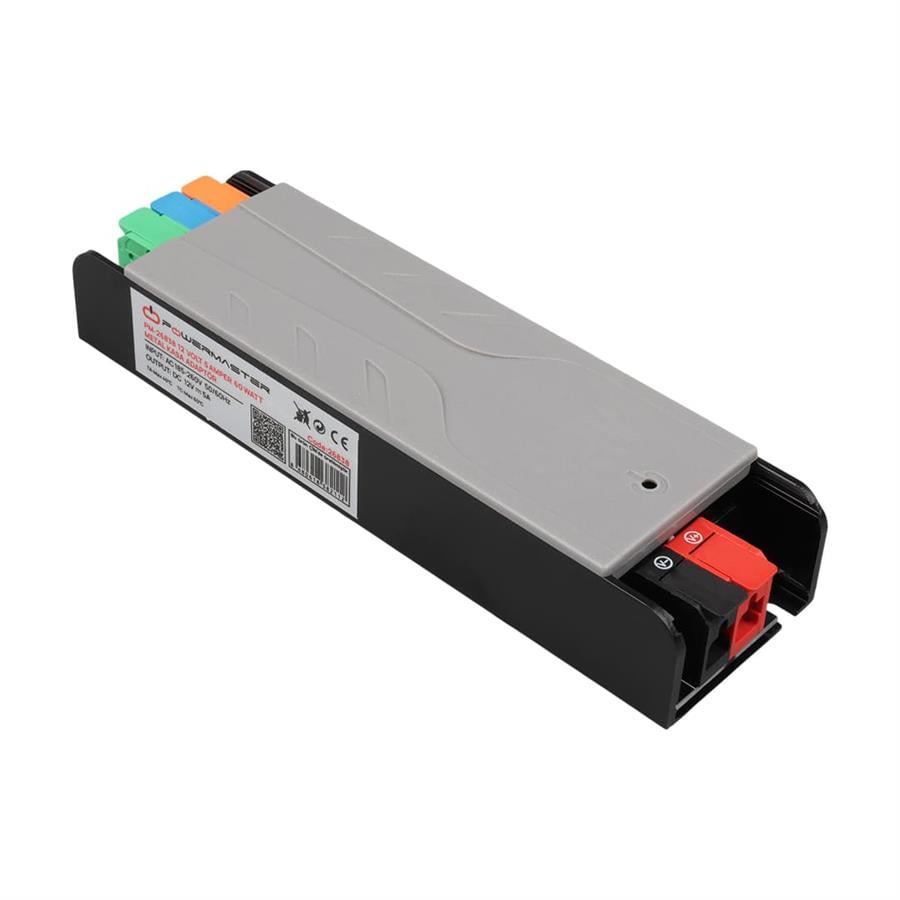 PowerMaster PM-26838 12 Volt 5 Amper 60 Watt Slim Metal Kasa Adaptör 148x43x27mm