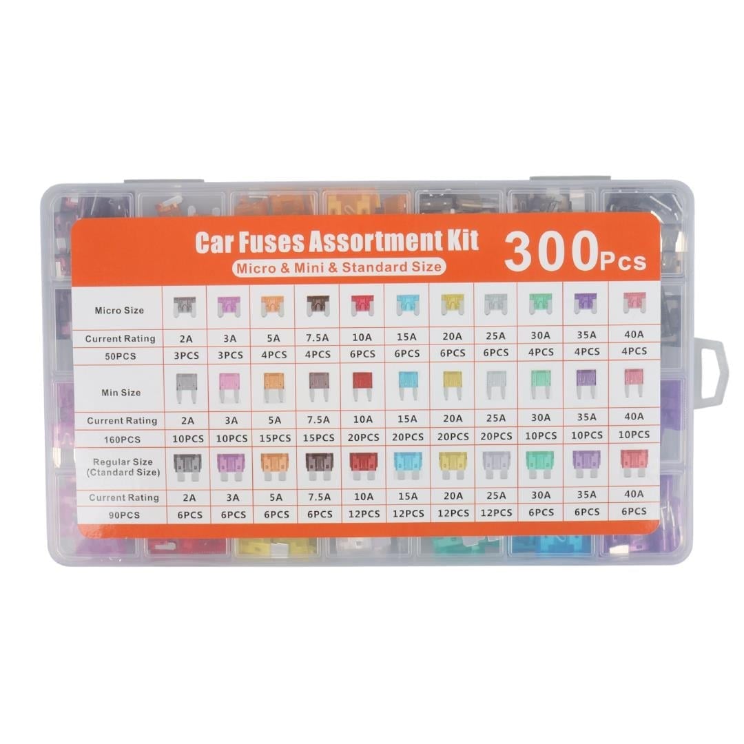 PowerMaster PM-28531 300 Parça Micro - Mini - Standart Oto Sigorta Kiti