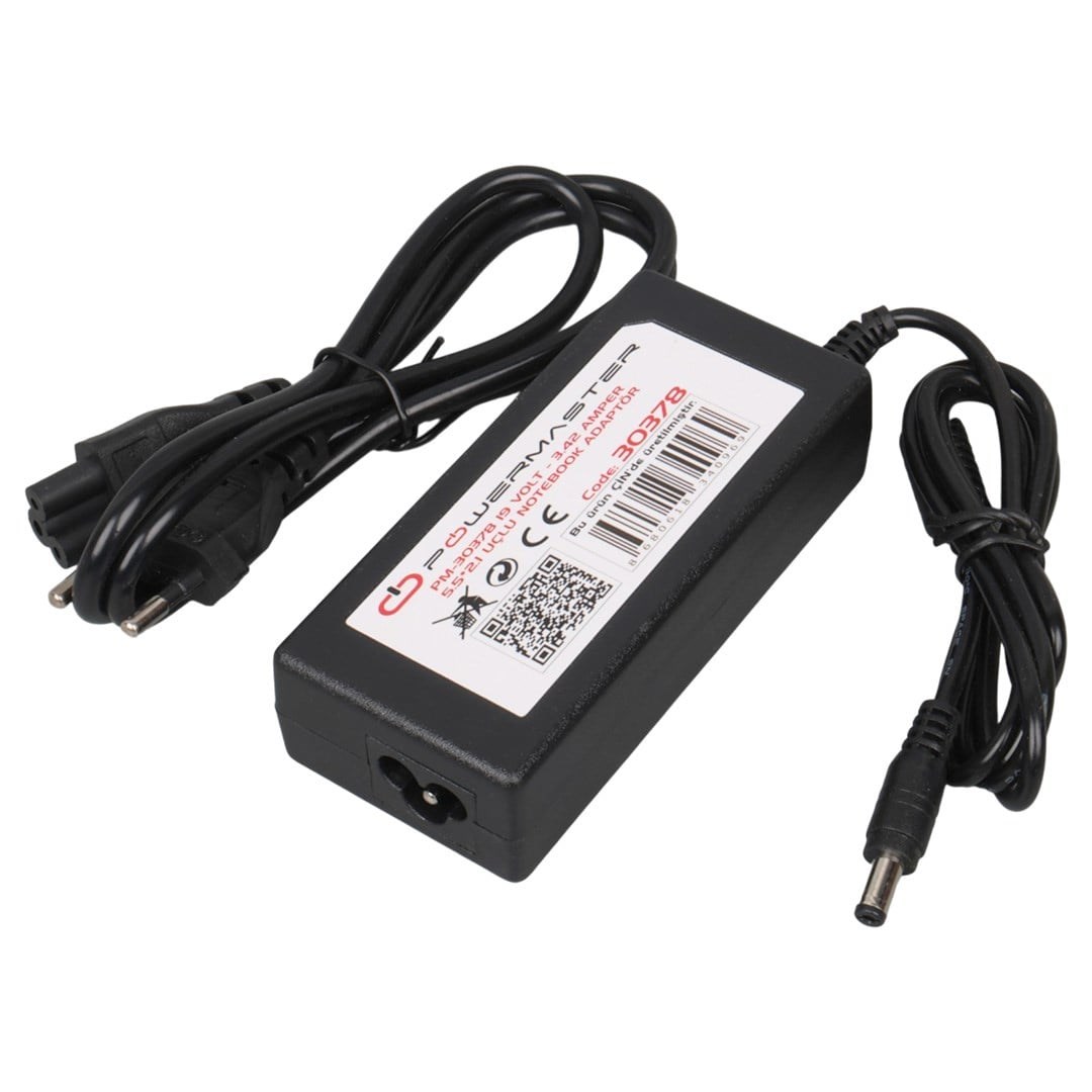 Powermaster PM-30378 19 Volt - 3.42 Amper 5.5*2.1 Mm Uçlu Adaptör (Acer Notebook)