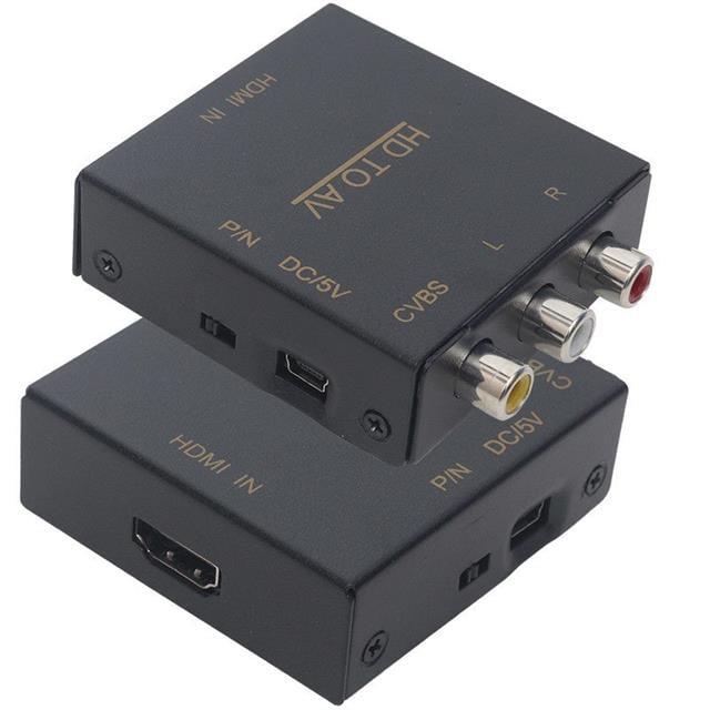 Powermaster PM-33523 Metal Kasa HDMI To Rca Av Çevirici Adaptör