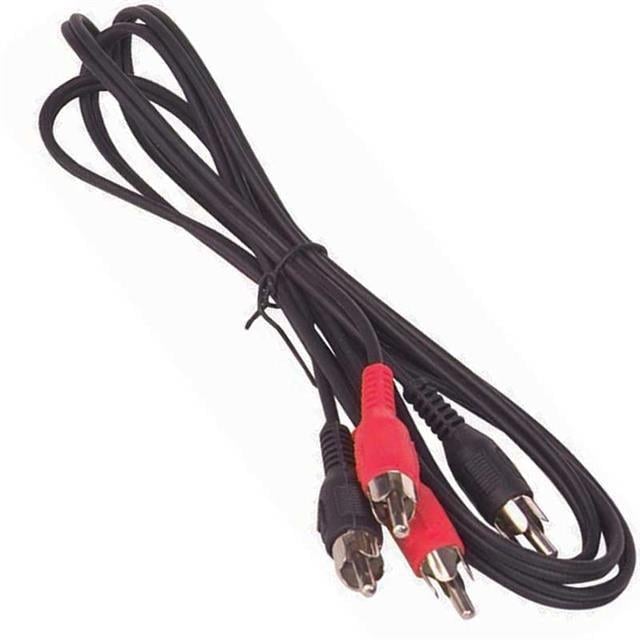 Powermaster PM-428 Siyah 5 Metre 2 Rca + 2 Rca Kablo