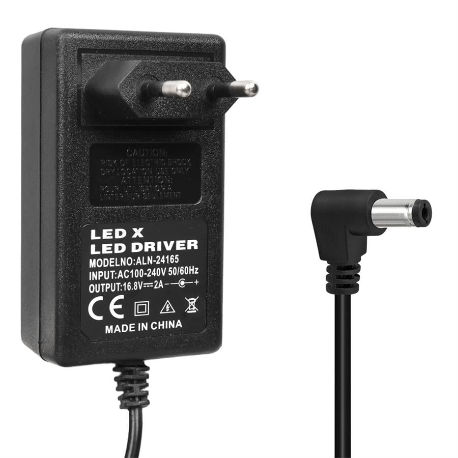Powermaster PM-5284 16.8 Volt - 2 Amper - 33.6 Watt 5.5*2.5 Mm L Uçlu Şarjlı Matkap Adaptörü