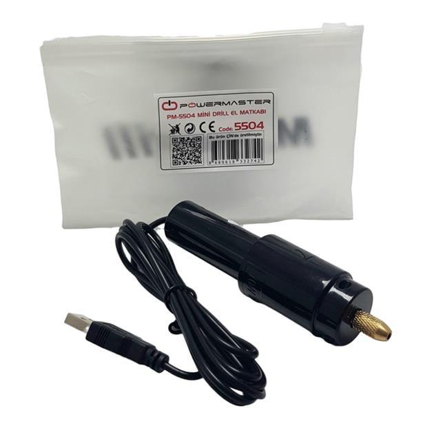 Powermaster PM-5504 Hassas USB Mini Drill El Matkabı