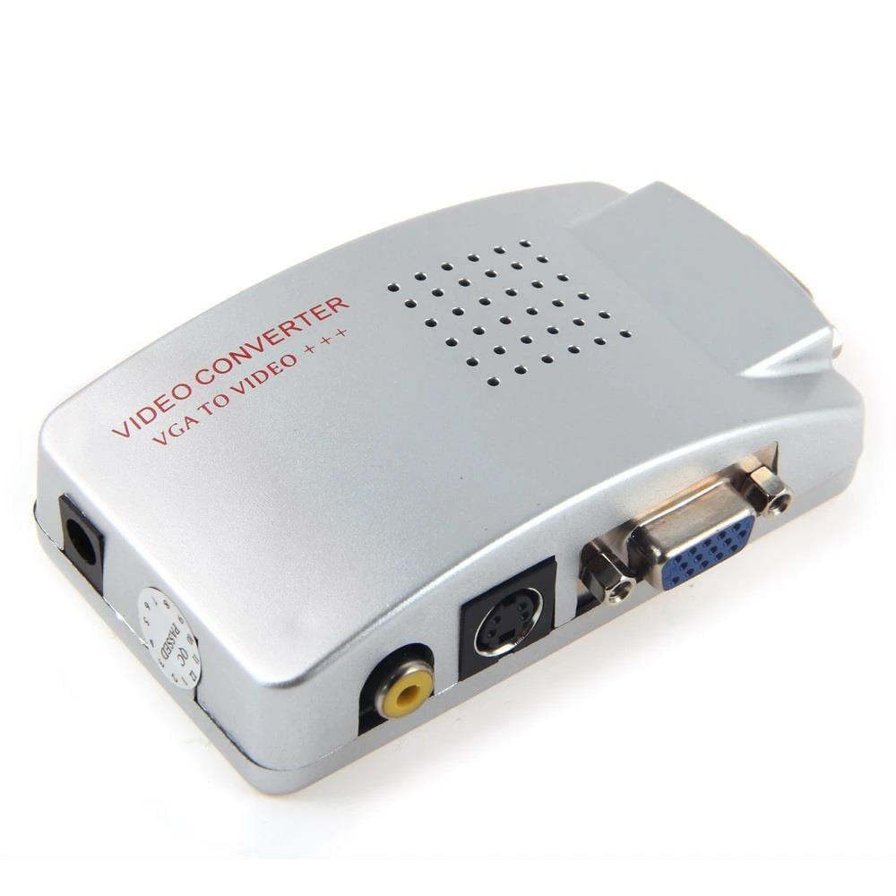 Powermaster PM-983 VGA'dan BNC S-Video VGA'ya Görüntü Dönüştürücü 1080P Destekli