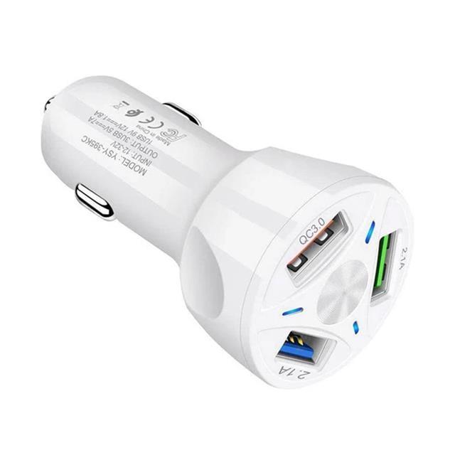 Powermaster TE-091 3Xusb 3.0 Çakmaklık Hızlı Araç Şarj Cihazı