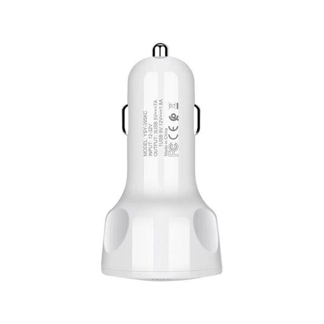 Powermaster TE-091 3Xusb 3.0 Çakmaklık Hızlı Araç Şarj Cihazı