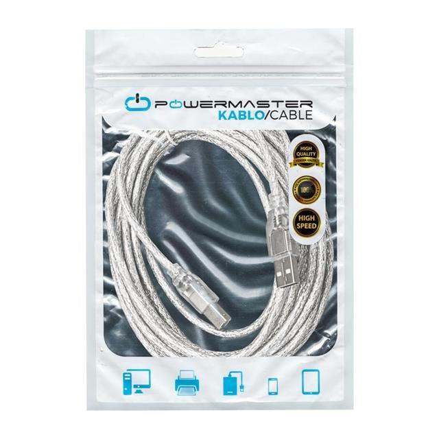 Powermaster USB 2.0 Yazıcı Kablosu 5 Metre