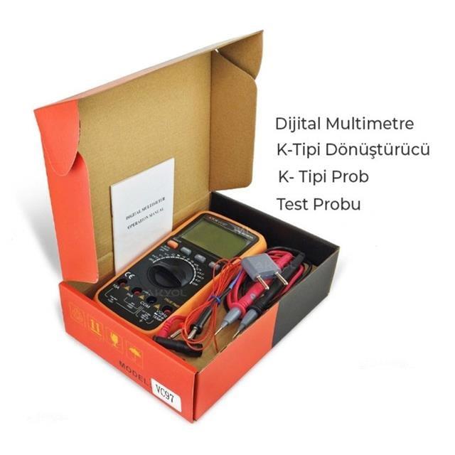 Powermaster VC-97 Dijital Ölçü Aleti Multimetre